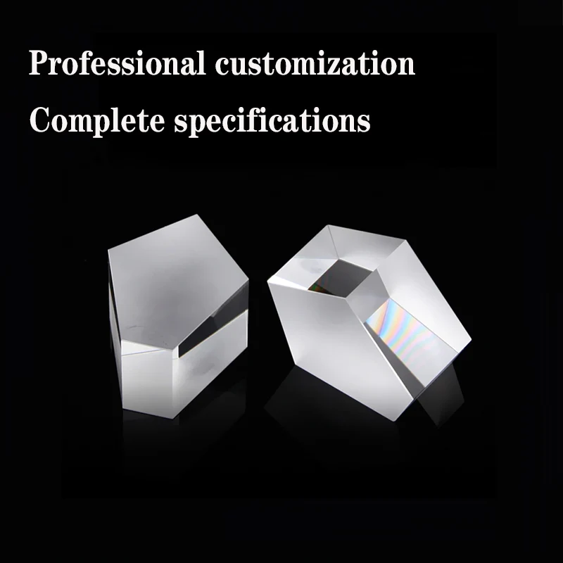 

K9 Optical Glass Pentaprism Size A=B=C=5.0mm D=5.45mm Beam Deflection Angle 90degree + 3Minute -3Minute