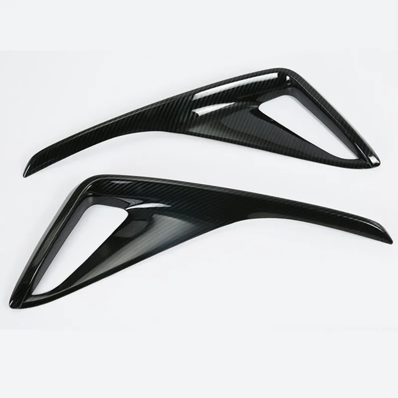 

2PCS Carbon Fiber Rear Bumper Fog Lamp Trim Cover for Toyota C-HR CHR 2016 2017 2018 Fog Lamps Accessories