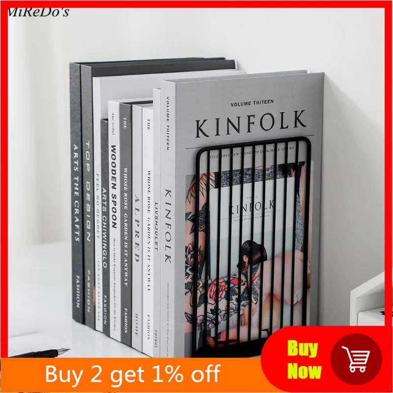 

Держатель-подставка для книг, нескользящая, из железа, 1 пара