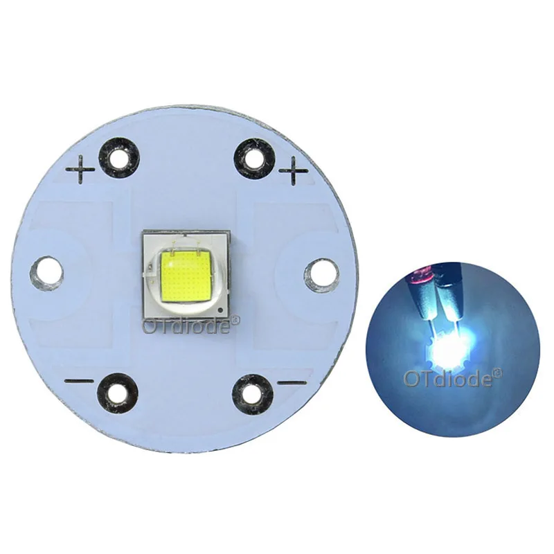 CREE XML2 XML T6 U2 LED Diode SMD5050 10W Round 20mm PCB for Flashlight Car light Headlight High Power Bulb bead DIY Parts