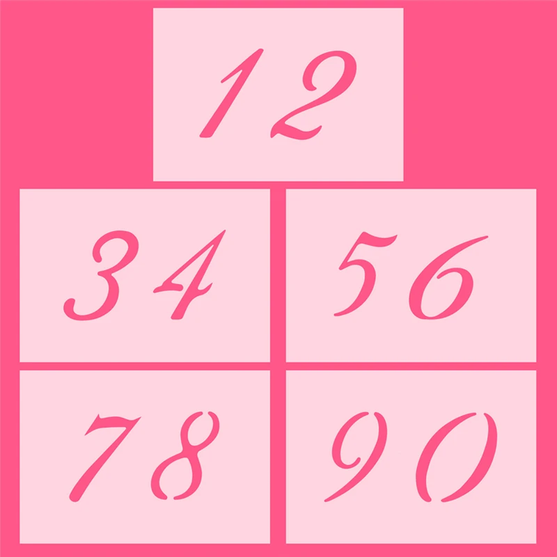 Aomily трафарет для торта с буквами символом Аэрограф форма рисования печенья