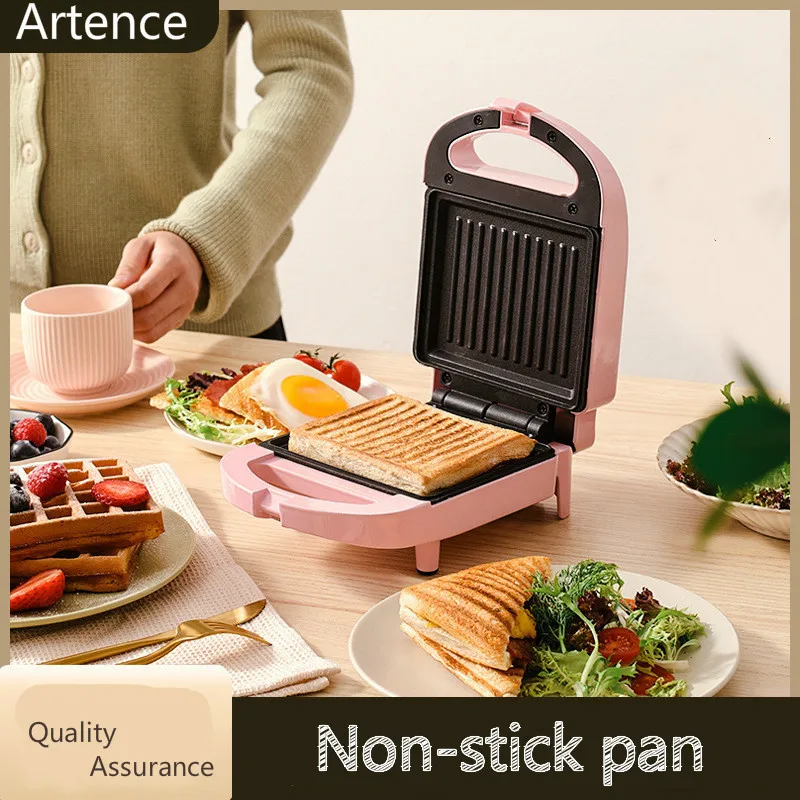 

650W Electric Sandwich Maker Breakfast Machine 200V Egg Cake Oven Sandwichera Electric Toster Multifunctional