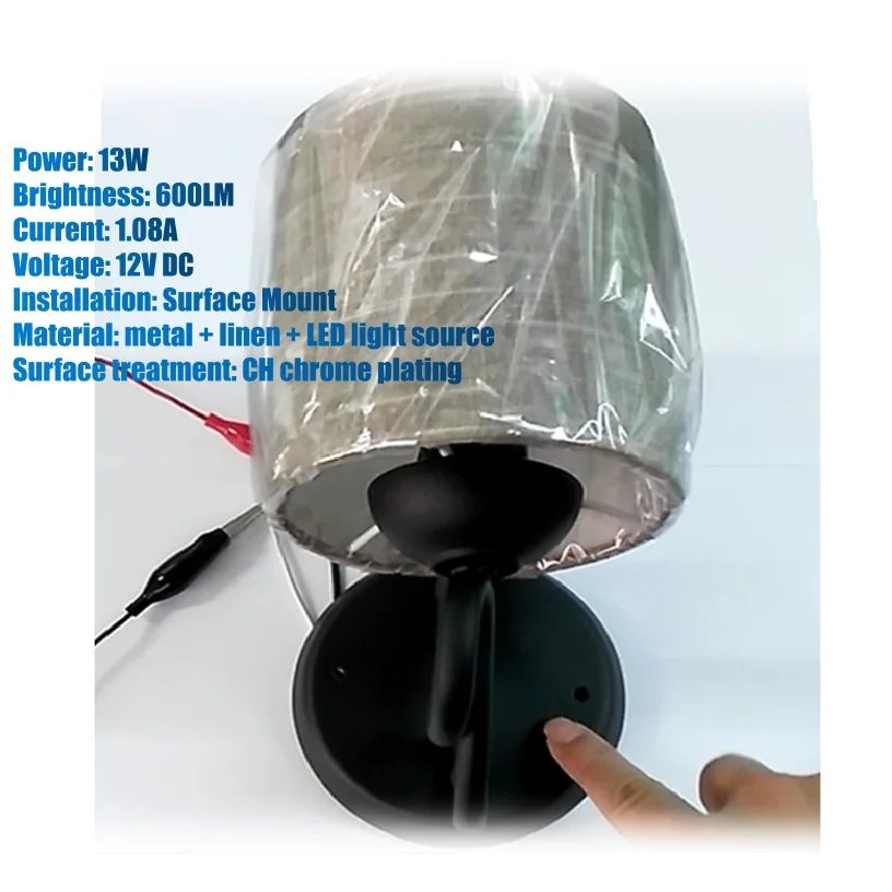 Декоративная светодиодная лампа на 12 В для домов колесах настенное бра с