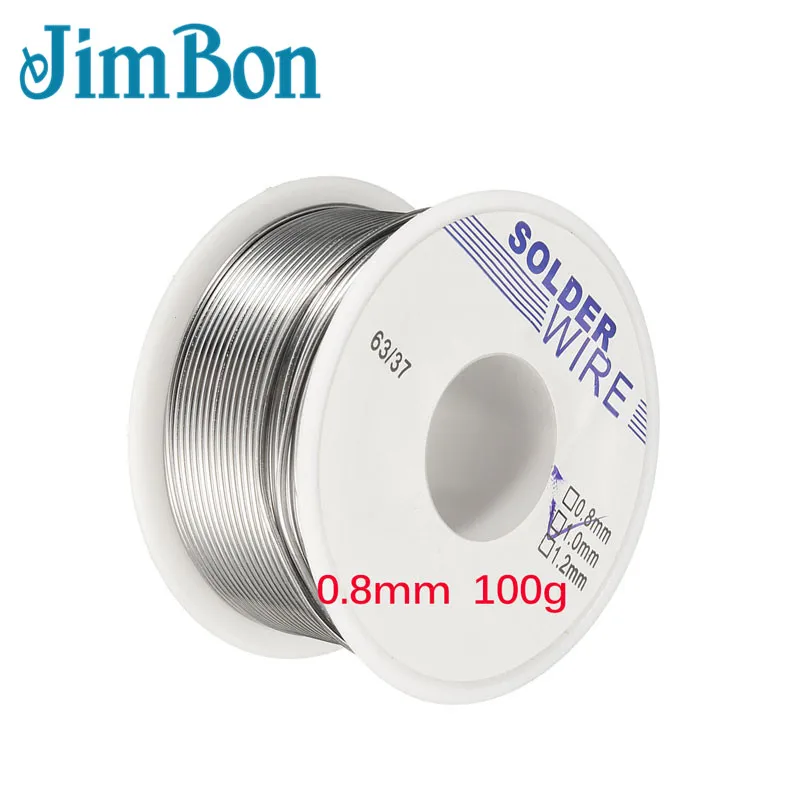 Jimbon1 мм 1 2 50 г 100 паяльник припой проволока 63/37 оловянный свинцовый флюс для