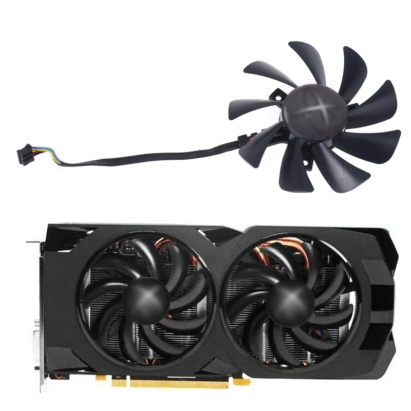 Кулер графического процессора CF9010H12S RX 480 470 VGA для XFX R9 390X/390 8G RX470 Прямая поставка |