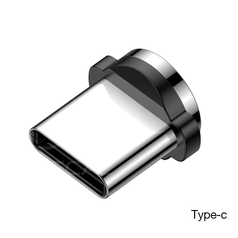 MOOJECAL светодиодный магнитный USB кабель для iPhone Xs Max 8 7 6 Plus usb type C кабель Micro USB кабель для samsung Xiaomi huawei USB C - Цвет: only for Type C plug