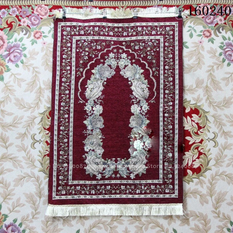 Мусульманский коврик для молитв синель Традиционный мусульманский обряд пледы