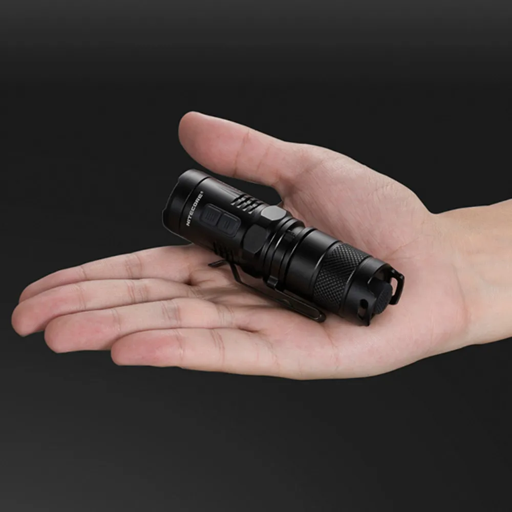 Распродажа перезаряжаемая батарея NITECORE MT10C + IMR18350 920 люмен зеркальная