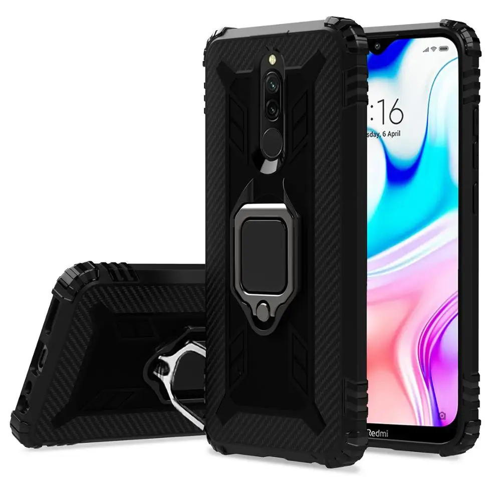 Чехол для телефона с перстнем и подставкой Xiaomi Redmi Note 8 pro cc9 10 k20 9T 8T A3 лучшая защита