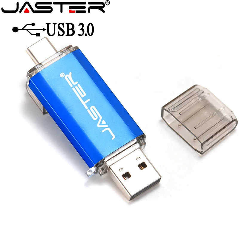 Usb флеш-накопитель JASTER OTG Type-C 128 ГБ 64 32 16 USB 3 0 Hoge Snelheid флешка устройство | Компьютеры