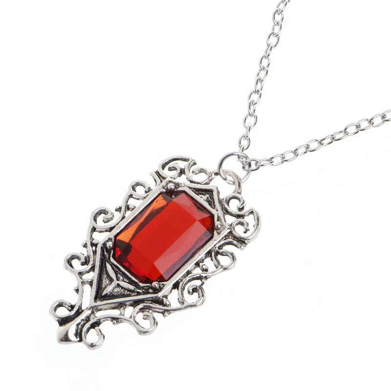 

2021 NEW Isabelle Lightwood's Ruby Pendant Necklace The Mortal Instruments City of Bones