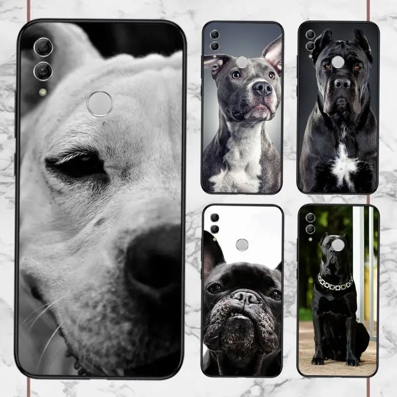 

Pit Bull Lovely Pet Dog Pitbull Phone Case For Huawei honor Mate 10 20 30 40 i 9 8 pro x Lite P smart 2019 nova 5t