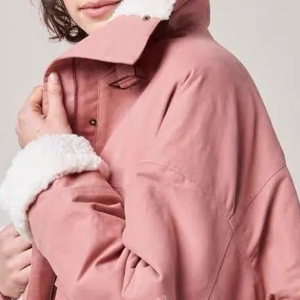 

2020 Autumn and Winter New Pink Corduroy Loose Belt Pocket All-match Jacket Coat Coat