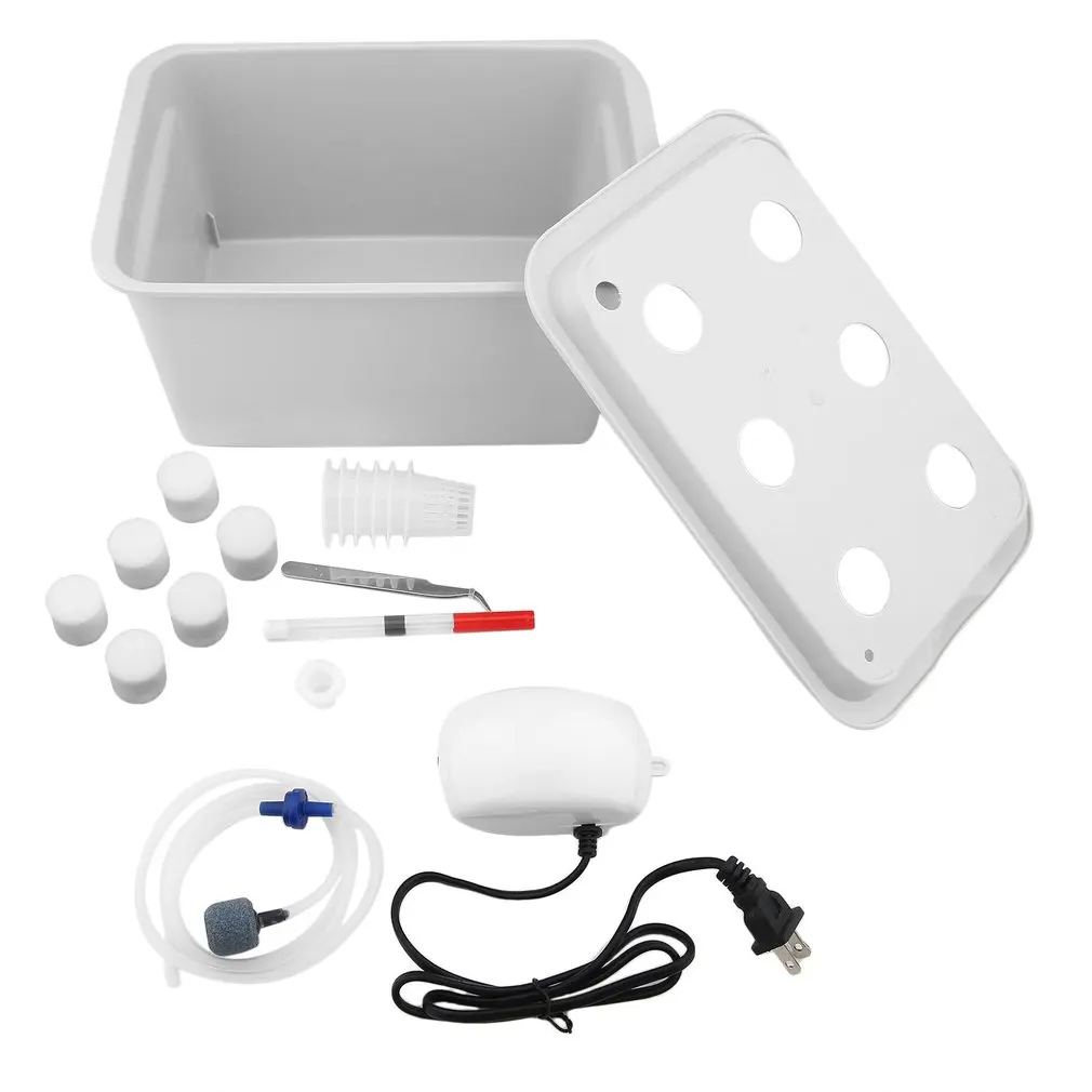 6 отверстий 220 В/110 В гидропонная система для растений комнатный садовый шкаф