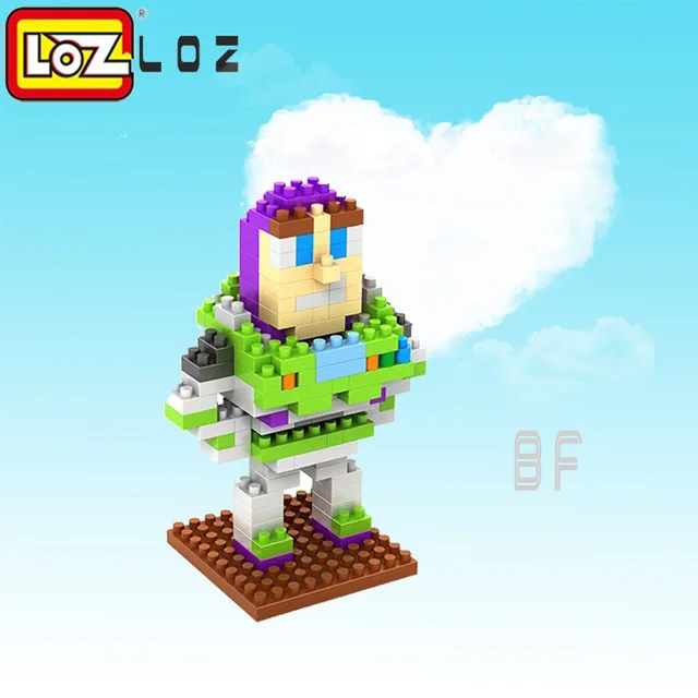 LOZ мини алмазные милые кирпичи игрушки строительные блоки игрушки Обучающие рождественские игрушки для детей Мультяшные фигурки подарок - Цвет: without box9131