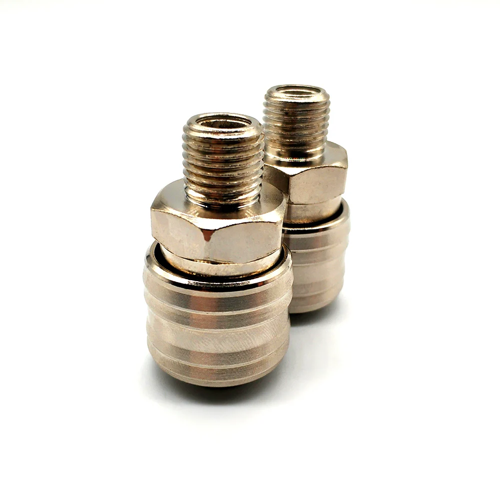 2шт 1/4 BSP воздушный шланг Быстрый Соединитель фитинг для компрессора переходник