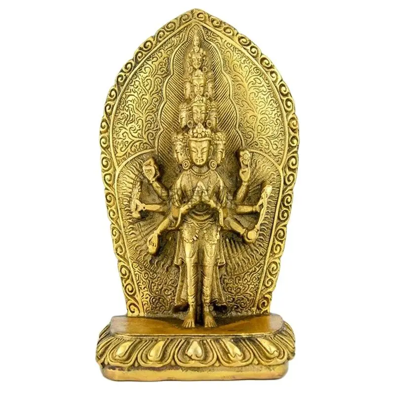 

Brass thousand hand Guanyin home decoration