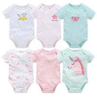 summer newborn baby girls rompers 100 cotton infant body short sleeve baby jumpsuit cartoon ropa bebe baby boy girl clothes