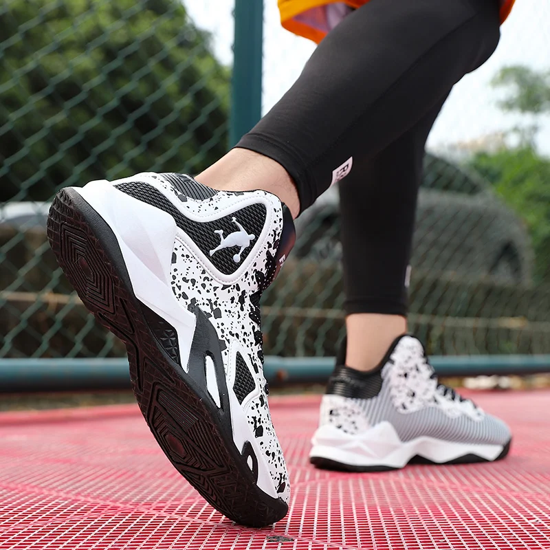 Мужские баскетбольные кроссовки для влюбленных уличная Баскетбольная обувь