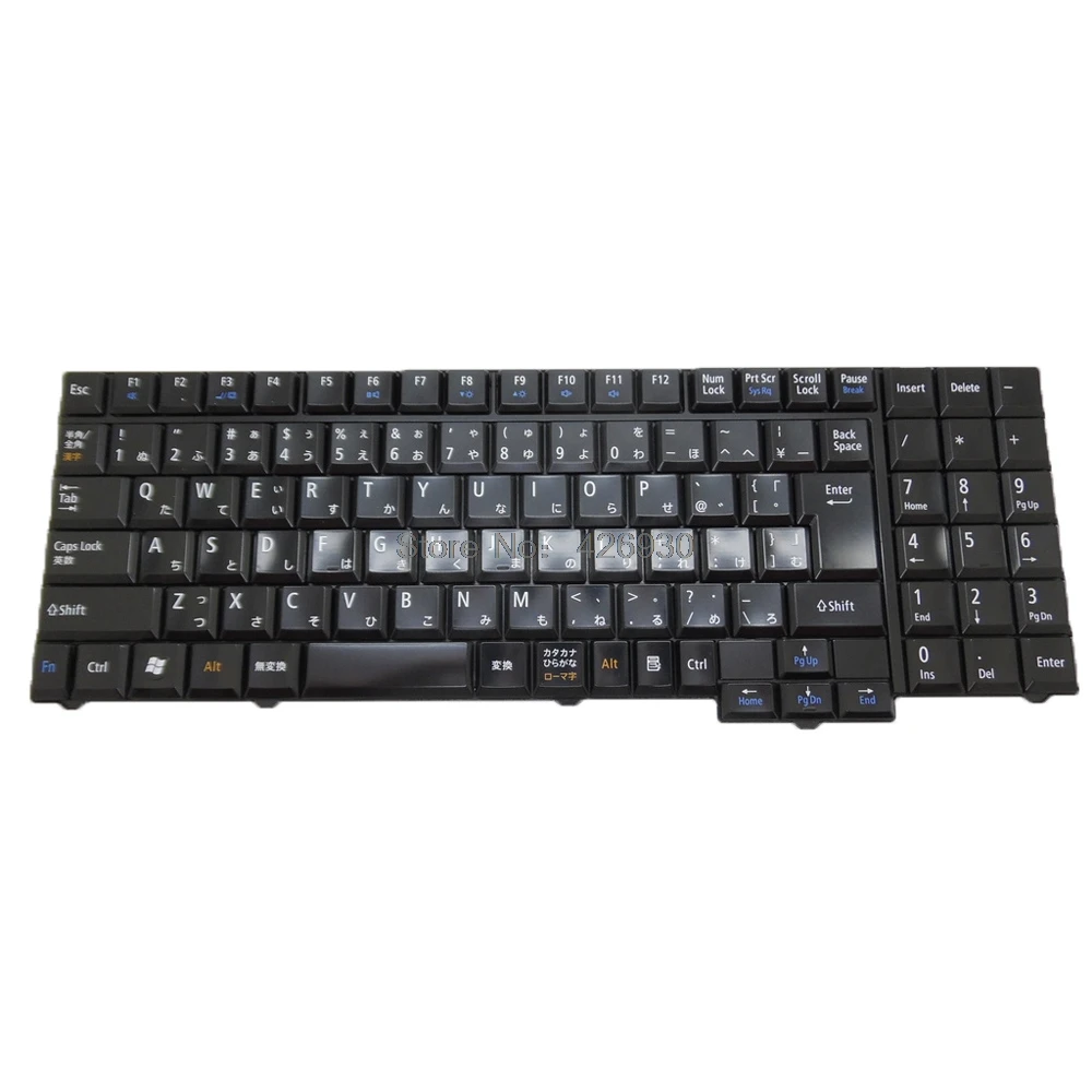 Клавиатура для ноутбука JP NEC LL650/WG MP 09H70J066985 PK130B61F00 09H70J06698 PK130B61A00 Japanese JA