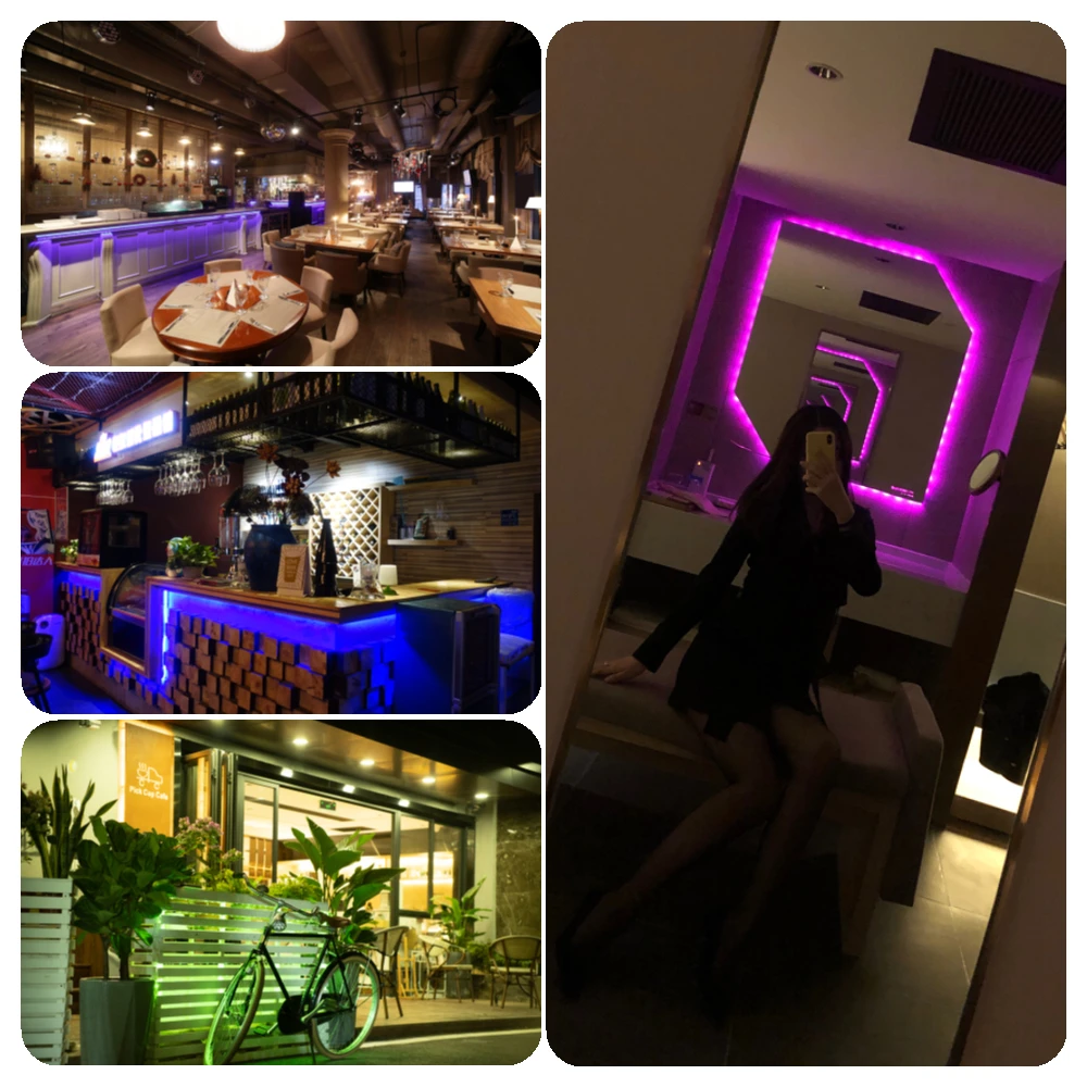 

LED Strip Lights RGB 5050 2835 SMD Neon Waterproof Bluetooth Lamp Flexible Tape Diode luces led 5M 10M DC12V For Festival Party