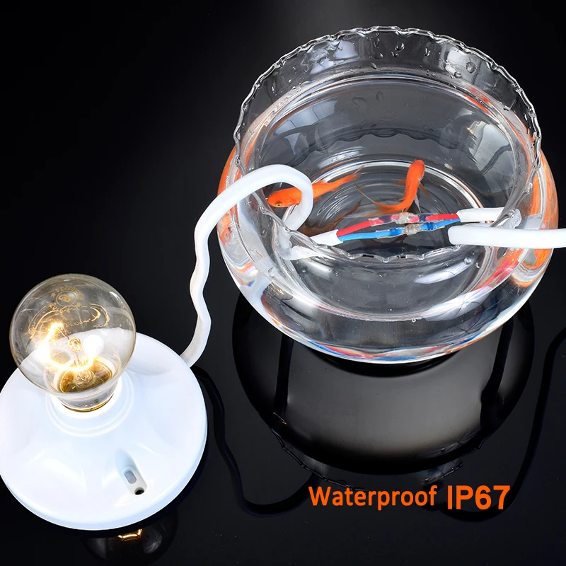 100 шт. термоусадочные стыковые соединители для проводов|Терминалы| |