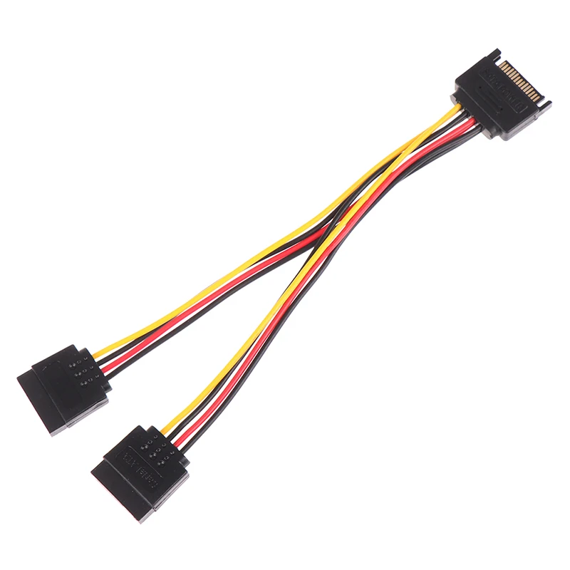 

1 шт., 15-контактный разъем SATA «папа»-«мама»