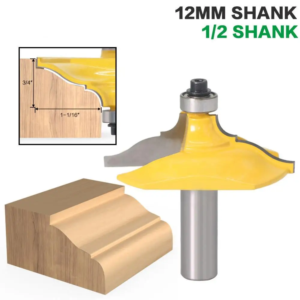 

Фрезерный станок по дереву, 12 мм, 1/2 дюйма, фреза для отделки кромки бит