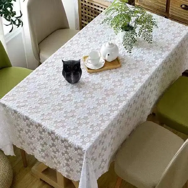 

Table Cloth Lace Decorative Tablecloth Dining Table Cover Cloth Textile Wedding Party Hotel Home Decor