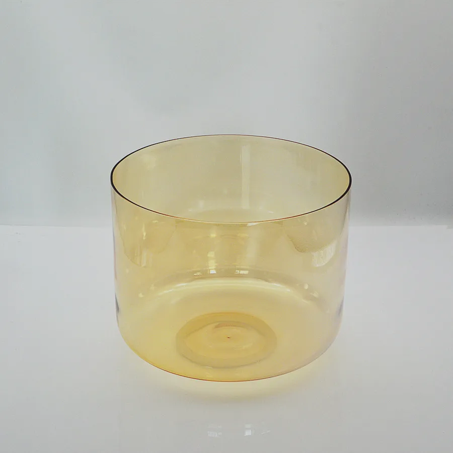 HF 10 дюймов цитрин F Кварцевый Поющая чаша с космическим светильник настраиваемые