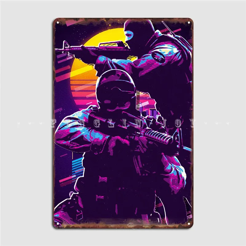 

Counter Strike 1 Poster Metal Plaque Bar Cave Decoration Plaques Club Home Tin Sign Posters