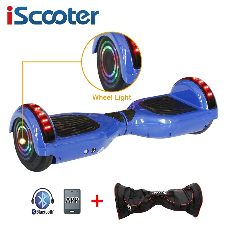 IScooter Bluetooth Ховерборд 2 колеса самобалансирующийся электрический самокат стоящий умный двухколесный скейтборд samsung Аккумулятор самокат