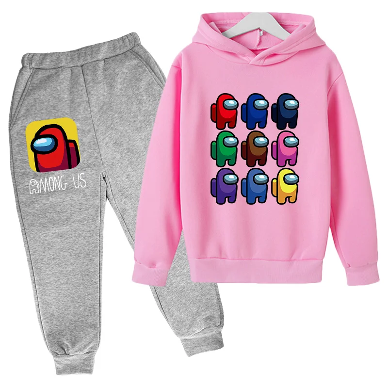 

Hoodies For Teens Sweatshirt suit Funny Video Games Among Us children Cute Impostor Boys Clothes Long Sleeve Toddler Pullover