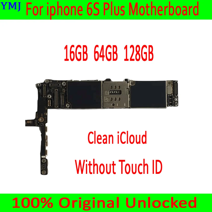 Без Touch ID для iphone 6S Plus материнская плата оригинальная разблокированная с системой