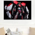 Популярная Аниме Картина на холсте Goldorak HD, постер для дома, бара, бара, настенный постер, декор для кафе, сада, офиса, дома, декор комнаты