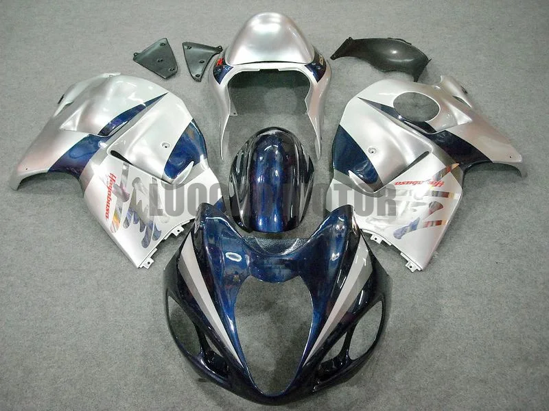 

Fairings Kit Injection Bodywork For Silver%%Blue Suzuki GSXR1300 Hayabusa 1997 1998 1999 2000 2001 2002 2003 2004 2005 2006 2007