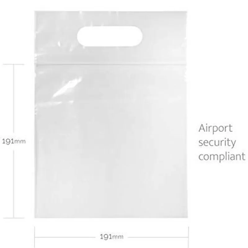 Дорожные прозрачные аксессуары для аэродромов герметичные сумки с жидкостью