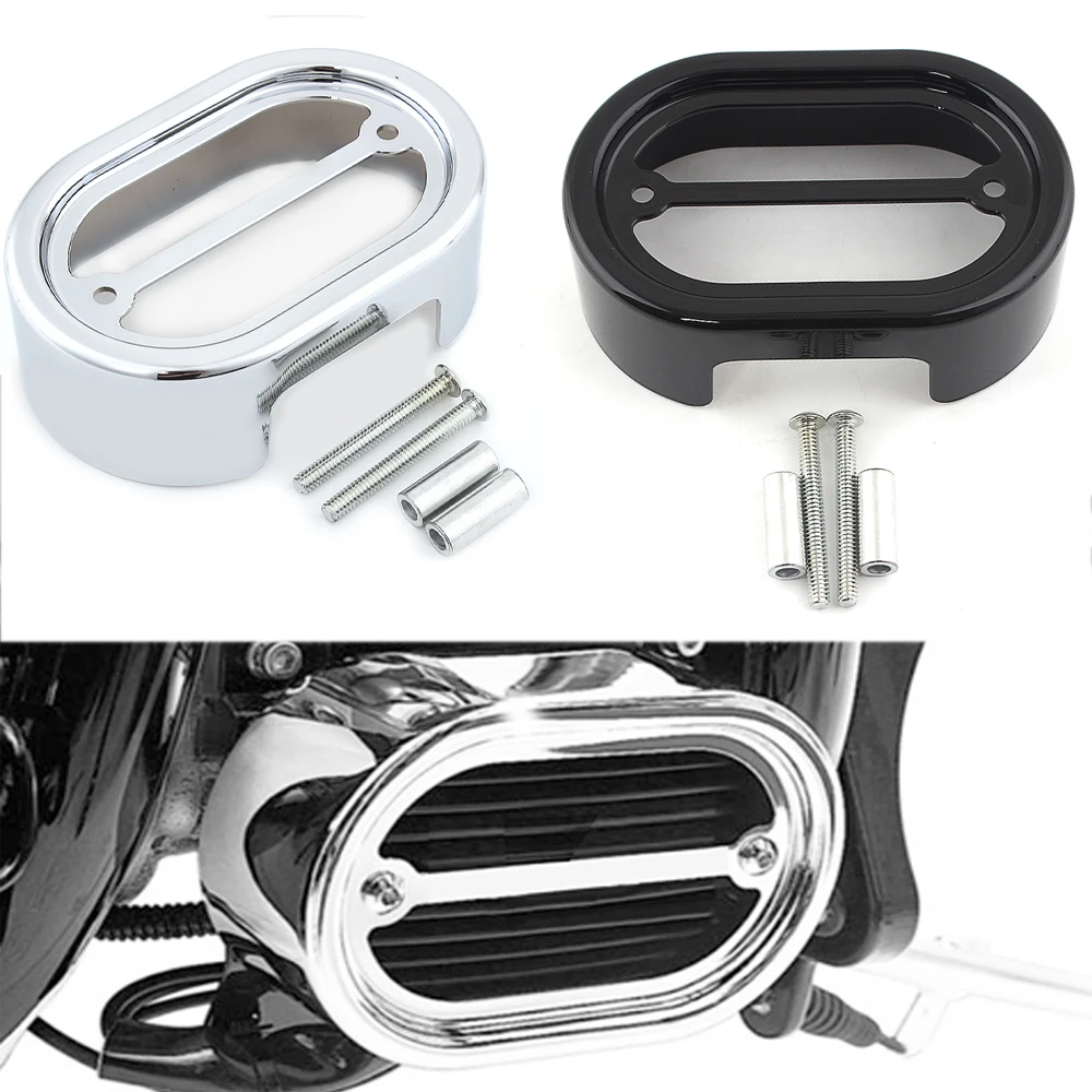 

Motorcycle Voltage Regulator Cover Protector Front Chin Spoiler For Harley Softail Breakout Fat Boy Slim Heritage Cross 01-17