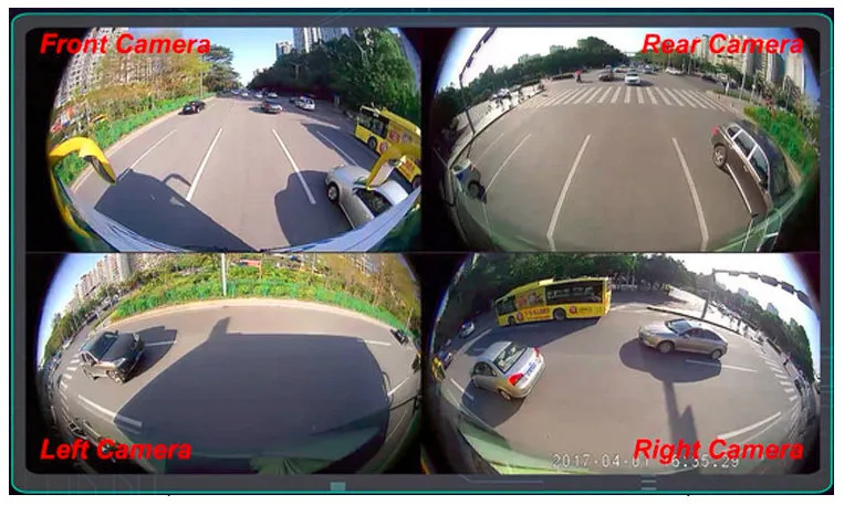 HD 3D экскаватор 360 градусная камера объемного обзора птичий глаз панорамная