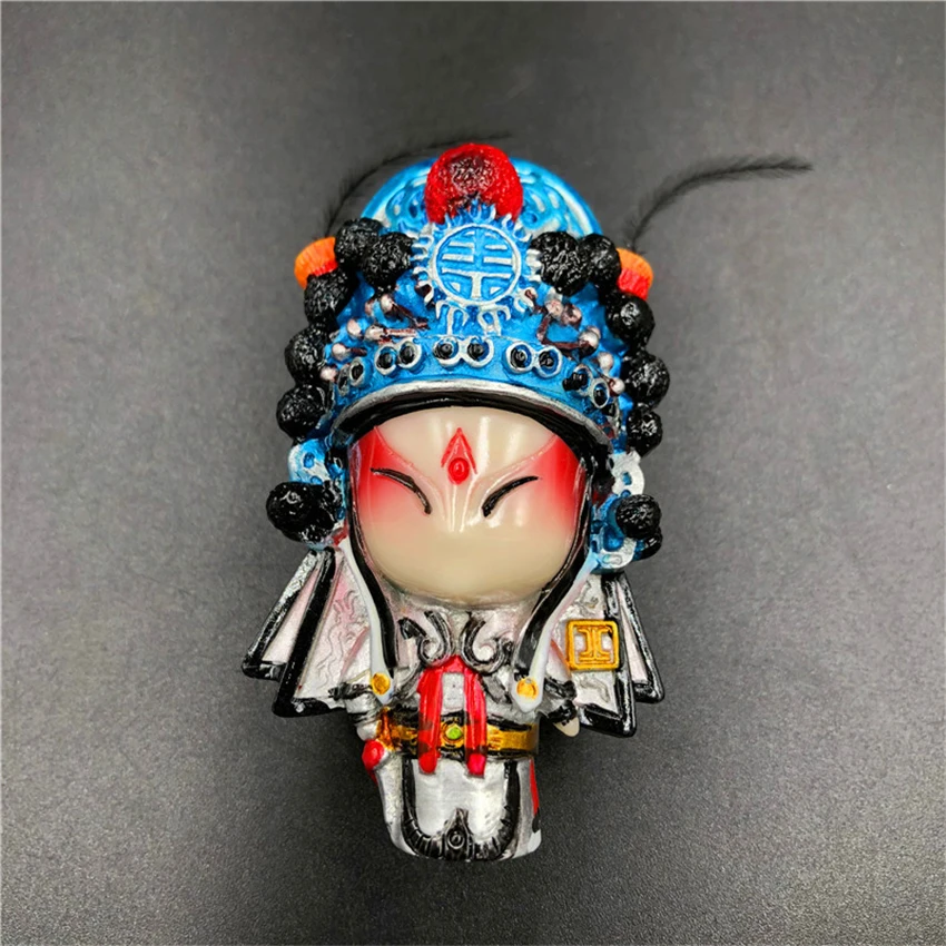 Креативные китайские наклейки на холодильник из смолы магнитные декоративные 3D