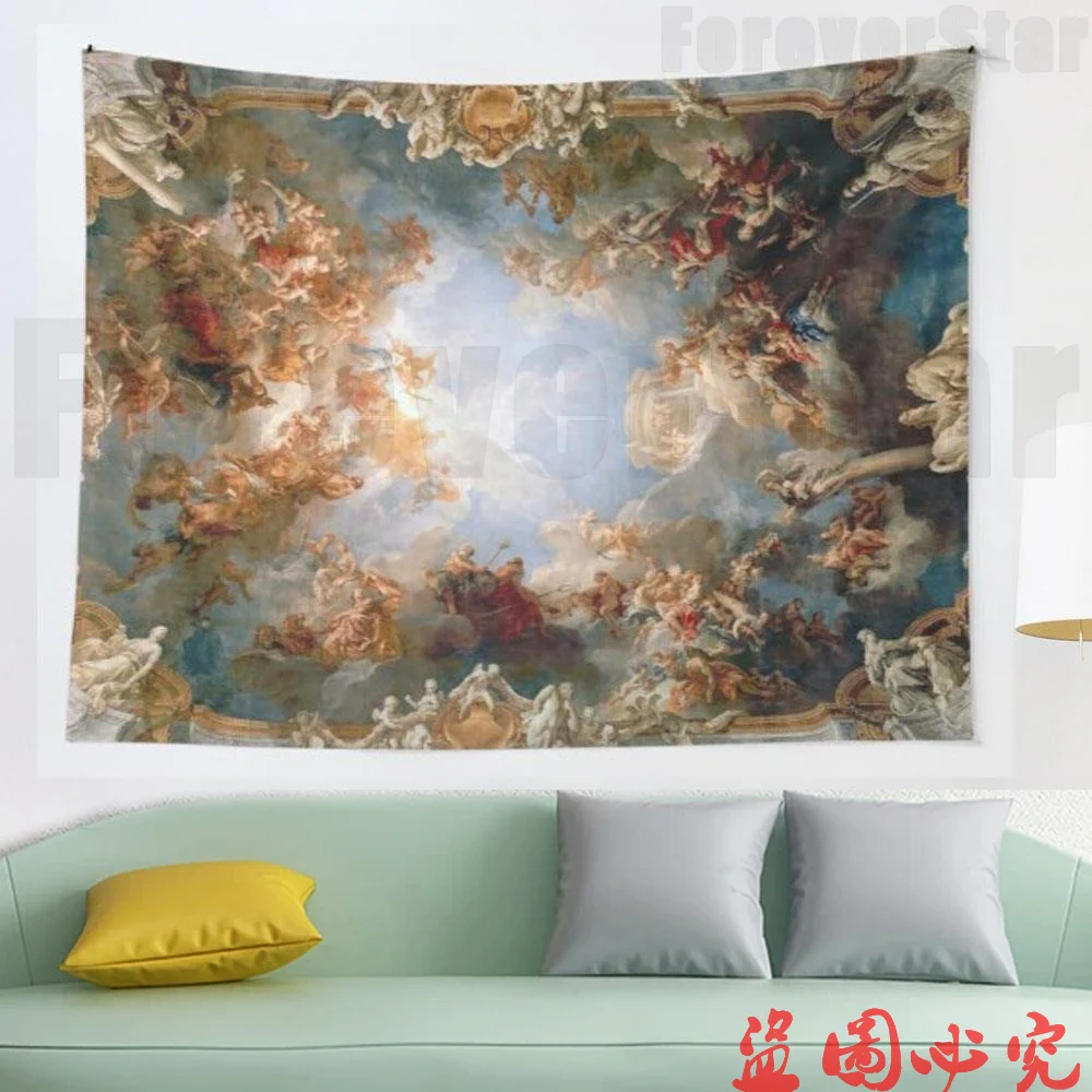 

Early Renaissance Art tapestry Wall Hanging Tapestries for Living Room Bedroom Decor