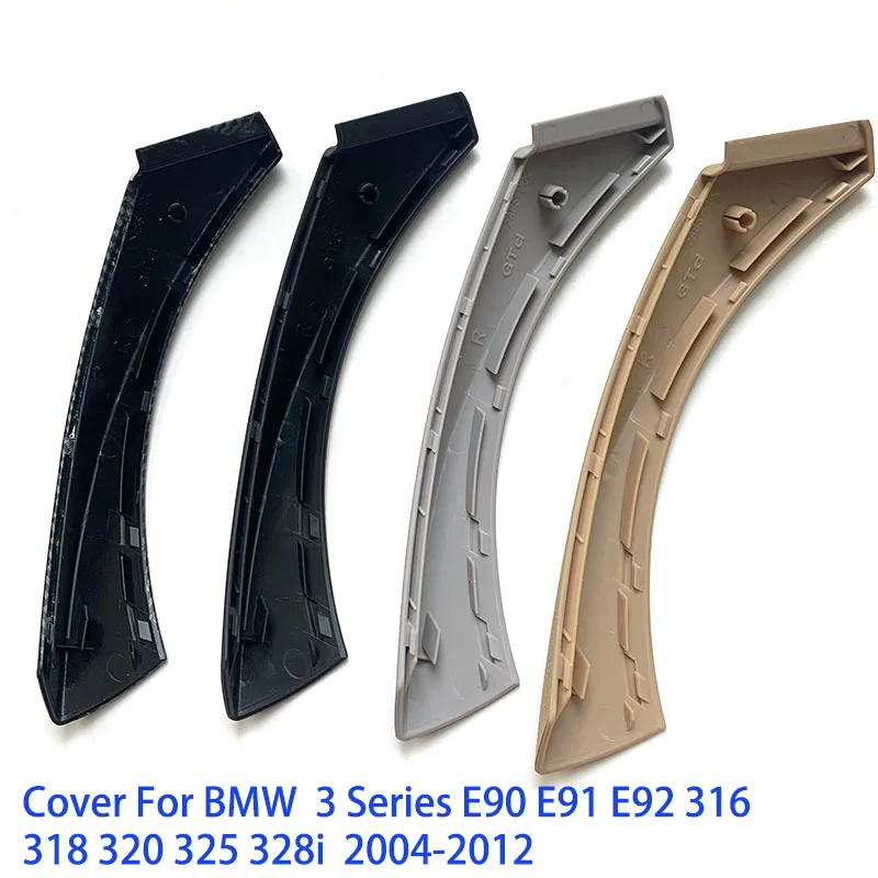 Серый бежевый черный углеродное волокно внутренняя ручка автомобиля дверная