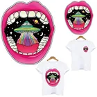 Космических пришельцев полосы термочувствительного патчи железные на патчи для одежды Глажка для одежды применения одного