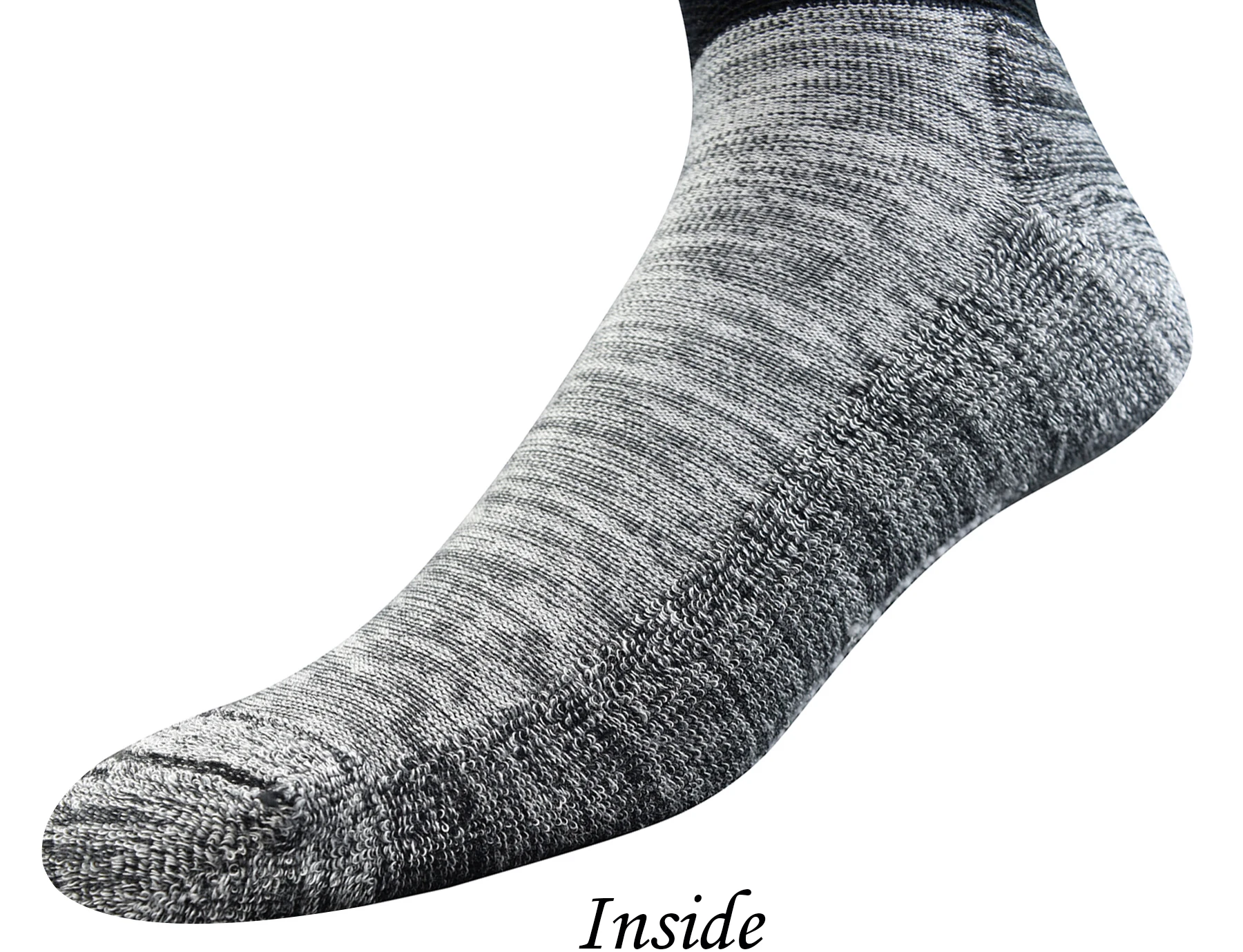 4 пары мужских бамбуковых носков по щиколотку с бесшовным носком и подушкой