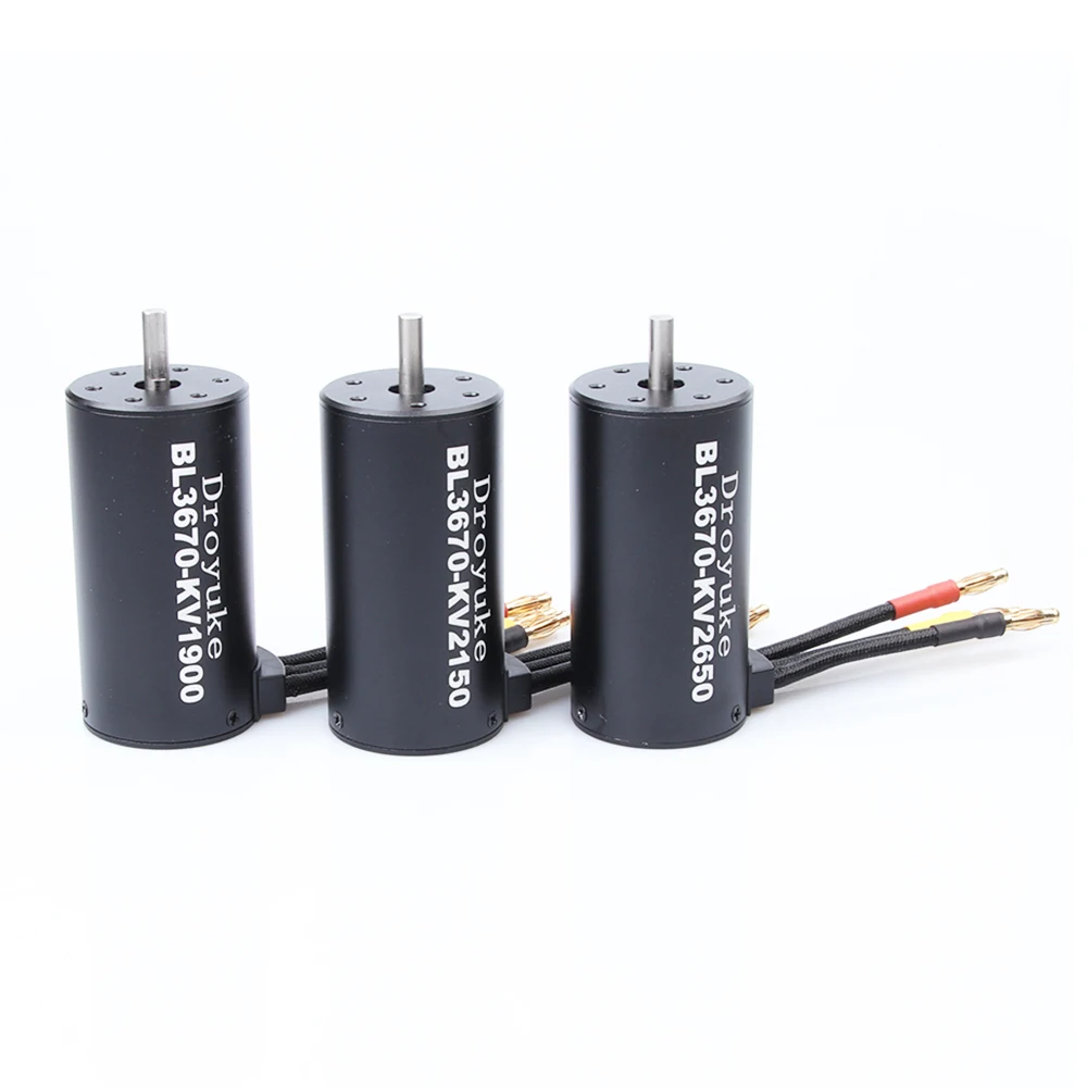 

Waterproof 3660 3300KV / 3800KV & 3670 2150KV / 2650KV Brushless Motor 80A / 120A Brushless ESC Combo Set for 1/8 RC Car