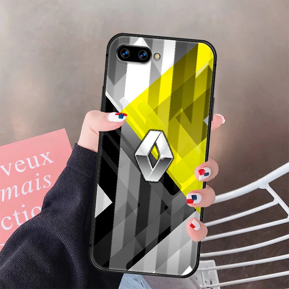 

Sport Car logo Renault rs Phone Case Cover Hull For HUAWEI Honor 8 8c 8a 8x 9 9a 9x V10 MATE 10 20 I Lite Pro black Cell Pretty