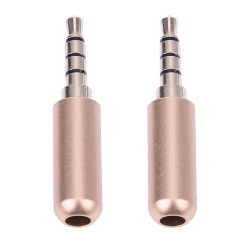 Mini Aluminum Shell Jack 3.5MM 4 Ports Plug Wire Connector Audio Stereo Adapter for DIY Earphone Repairing Devices | Электроника
