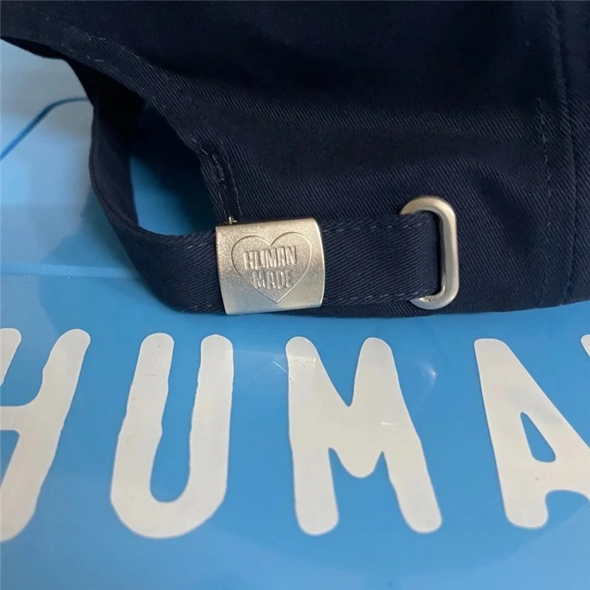 

HUMAN MADE Baseball Cap Men Women Heart-shaped Embroidery HUMAN MADE Cap With Tag