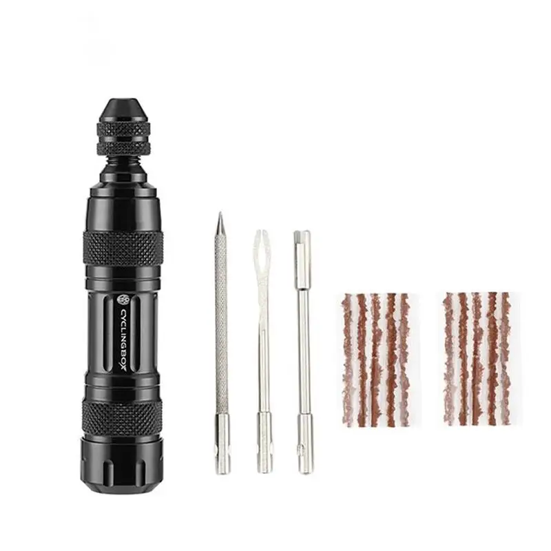 

2021 Bicycle Wheel Repair Set Alloy Tubeless Tool Kit Tubeless Tire Repair Tool Kit for MTB Portable Vacuum Tire Repair Tool