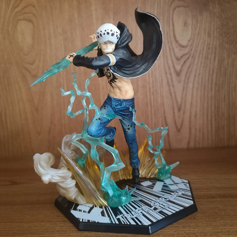 Экшн фигурка Trafalgar Law 14 см аниме D Закон о воде гамма нож борьба ПВХ Коллекционная